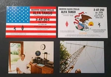 Rare Alfa Tango DX-Group USA 2-AT-292 QSL Card Set + Photos (Grant Park IL)