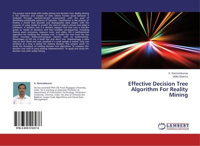 K. Rameshkumar (u. a.) | Effective Decision Tree Algorithm For Reality Mining