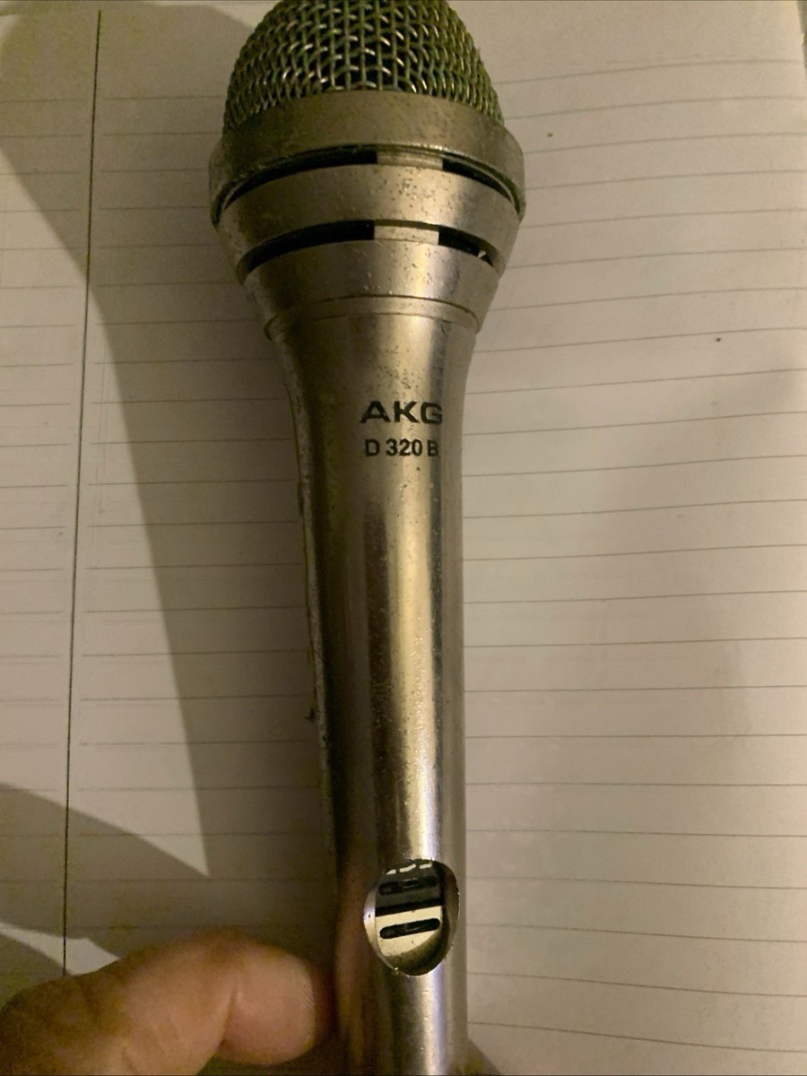 Vintage AKG D 320 B hypercardioid instrument and vocal microphone