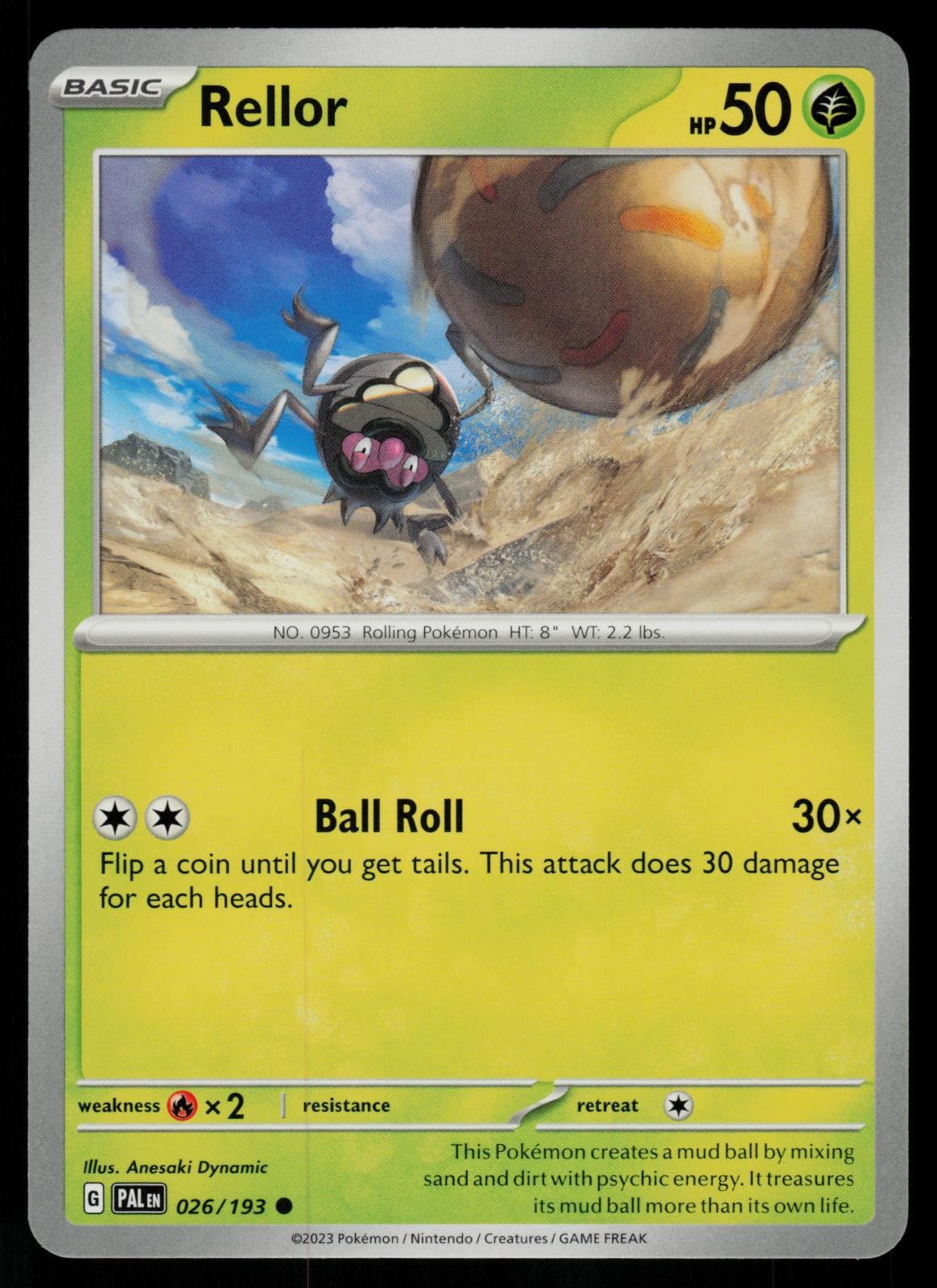 Rellor 026/193 Common - Pokemon Paldea Evolved