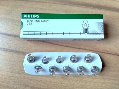 Philips Glühlampe, Linsenform, 10er Pack, E10, 2.25 V, 0.25 A