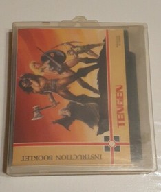 Gauntlet NES Tengen Cartridge and Manual In Clear Case  (1985)
