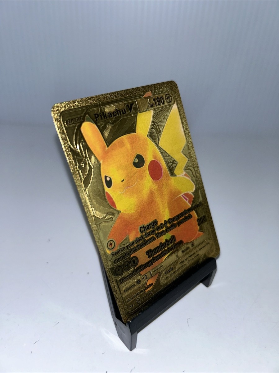 ピカチュウV ゴールド HP190 s-l400.jpg