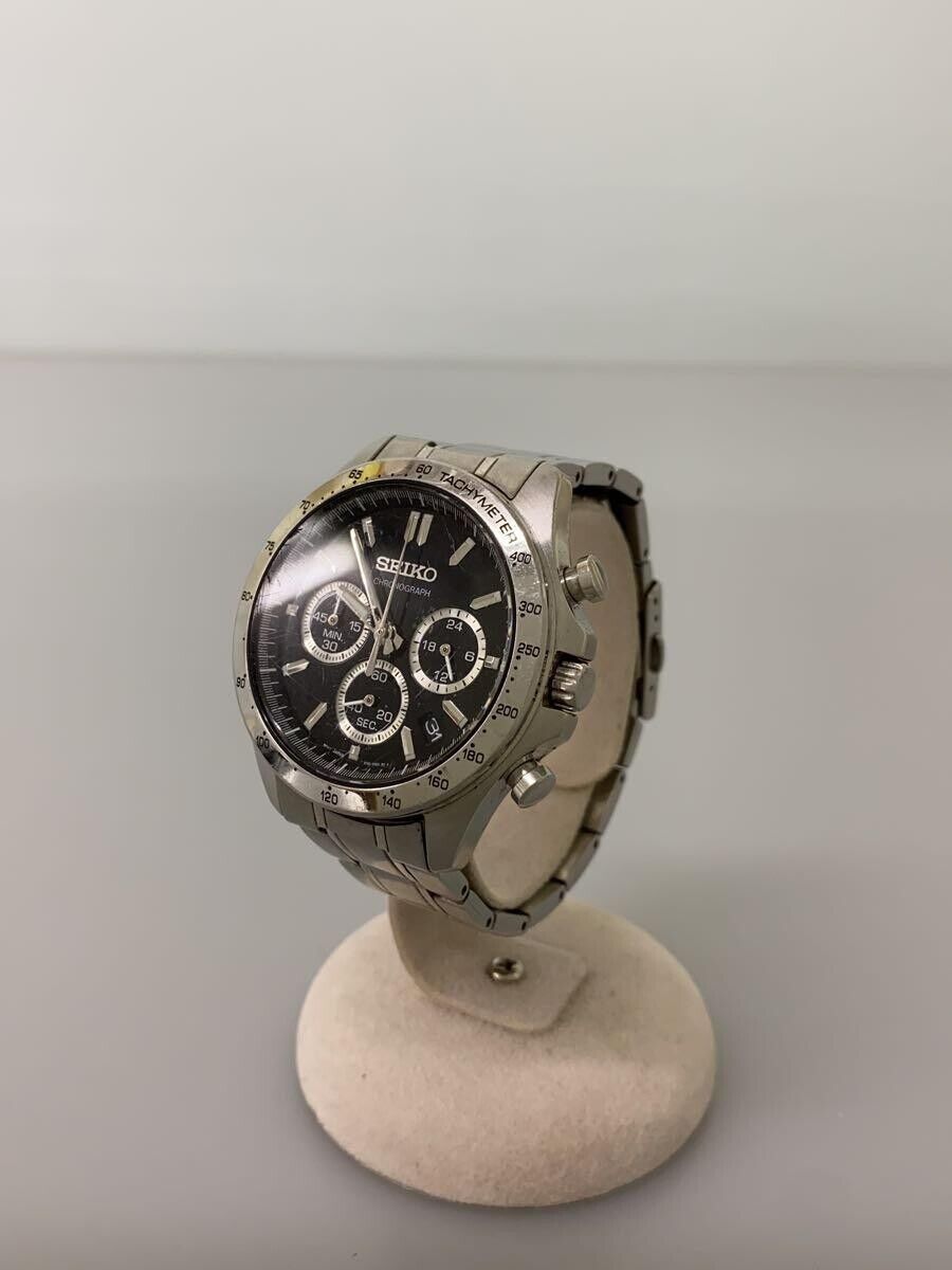 SEIKO CHRONOGRAPH 8T63-00D0 100M Quartz Date Black Dial SEIKO CHRONOGRAPH 8T63-00D0 100M Quartz Date Black Dial