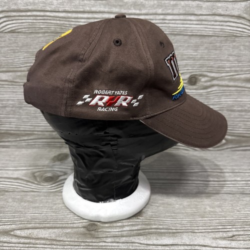 NASCAR M&M's Racing Team Brown Strapback Hat #38 Elliot Sadler Robert Yates - Picture 4 of 6