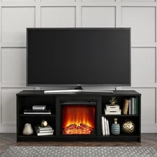 US Stock-Fireplace TV Stand for TVs up to 65" Entertainment Center Console Table