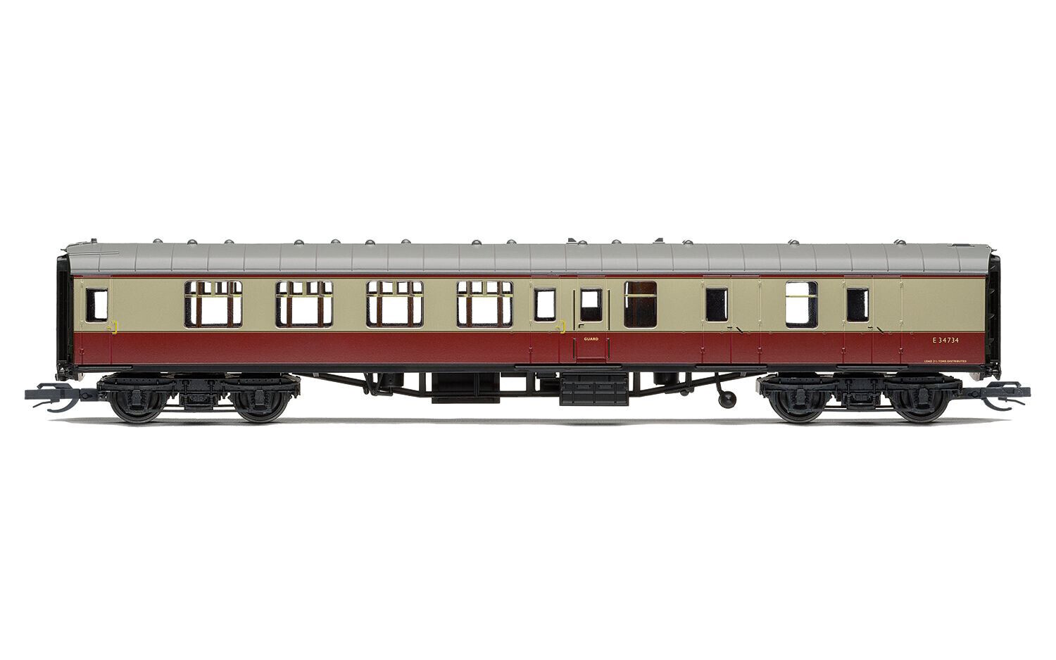 Hornby TT4006 TT Gauge BR Mk1 Brake Second Corridor Coach E34734 BR Crimson & Cr
