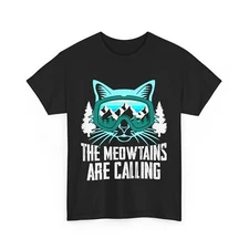 Ski Shirt, The Meowtains Are Calling T-shirt, Skiing Loves Women Men Shirt 