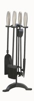 Manor 2107 Black & Silver Elipse Top Companion Coal Fuel Fire Tools Set 21 Manor 2107 Black & Silver Elipse Top Companion Coal Fuel Fire Tools Set 21