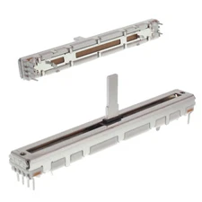 ALPS 10K slide potentiometer Fader RS6011DP ohm log pot travel 60mm 10KAx2 audio