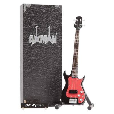 Bill Wyman Bassgitarre Miniatur Nachbau | Rolling Stones | Handarbeit Musik Geschenke