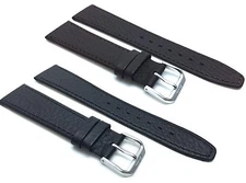 8 - 20mm Extra Long XL Watch Band Strap Black, Brown, White, Buffalo Pattern