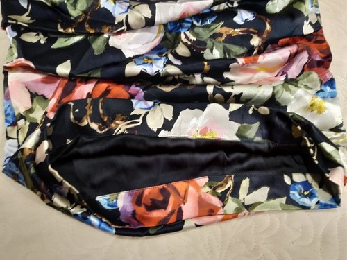 AUTH Dolce&Gabbana floral printed ruched silk Dress IT 38 - Picture 8 of 12