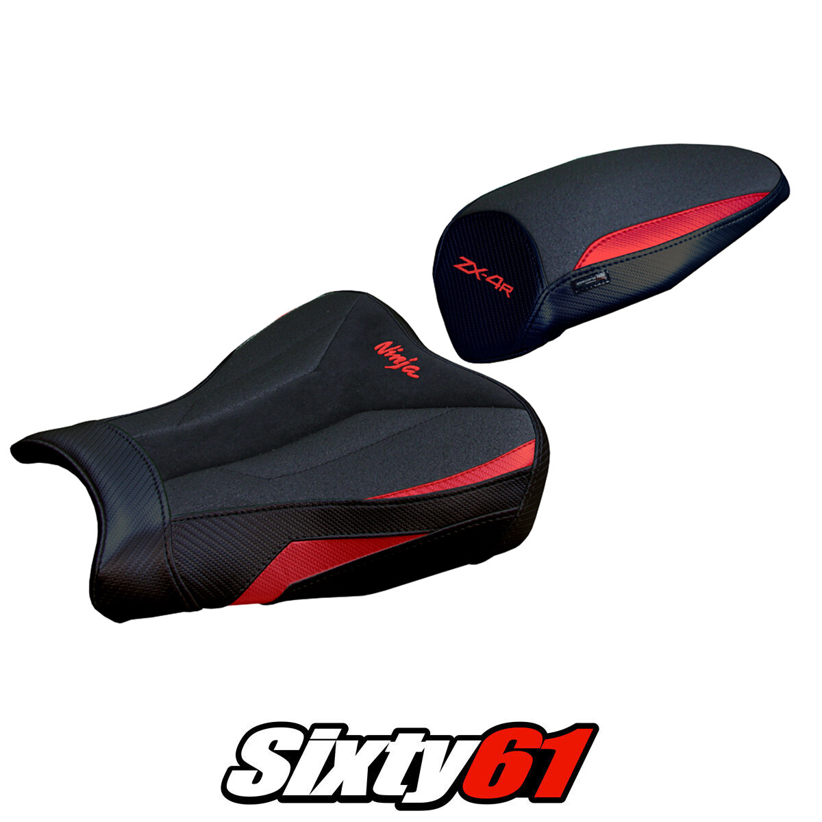 Kawasaki ZX4R 2023 2024 2025 Seat Cover Tappezzeria Ultragrip Red