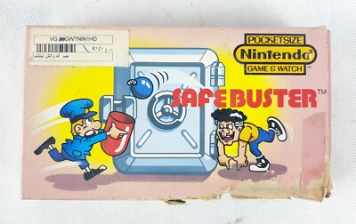 Complete CIB 1988 SAFEBUSTER Game & Watch Jb-63 Nintendo