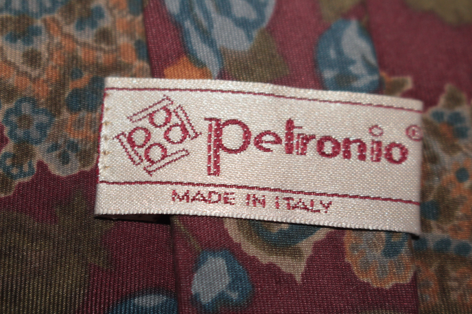 PETRONIO Silk tie Made in Italy F75469
