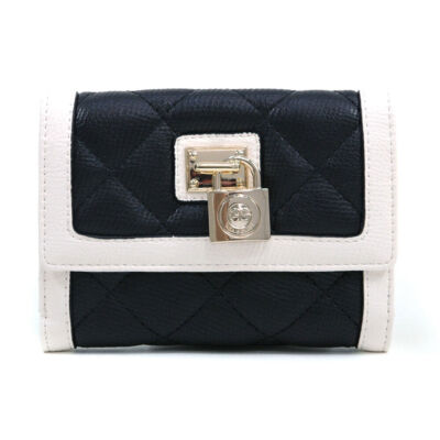 Anais Gvani Women Classic Petite Quilted Two-Tone Bi-fold Wallet