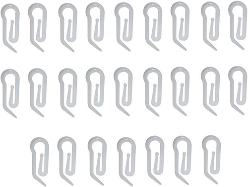 Ganci per Tende Paperino/ a Proboscide in Nylon Bianchi- Varie Confezioni - Imagen 7 de 12