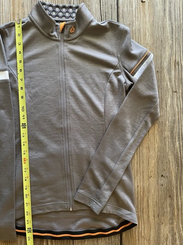 Road Holland Women’s Full Zip Wool Blend Cycling Jacket Brown W/Orange SZ XS - Picture 9 of 11