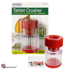 Pill Crusher Reusable Tablet Grinder Kids Powder Easy Safe Splitter Storage 
