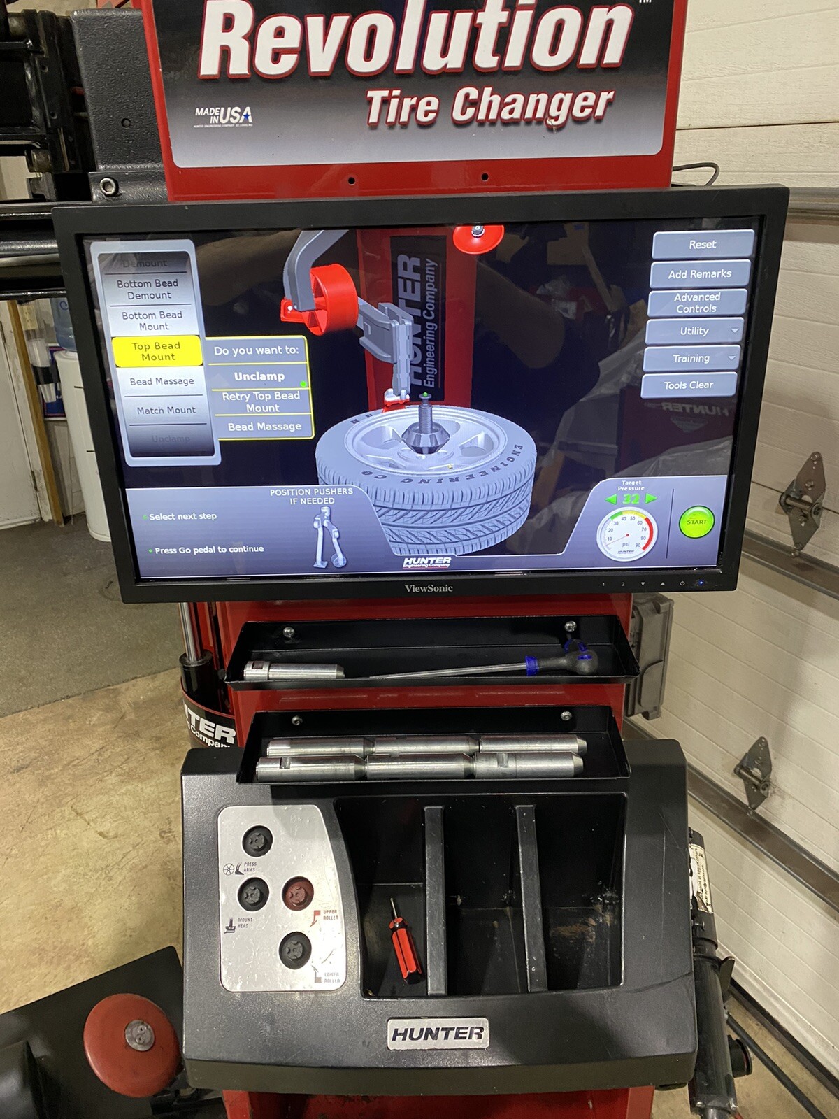 HUNTER REVOLUTION TCR1 TIRE CHANGER AUTO34 TCX MAVERICK WALK AWAY eBay
