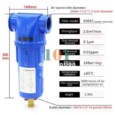 1PCS NEW FOR AWS Air compressor oil water separator HV-030X1 Water removal