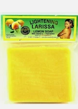 LARISSA  Gluta Lightening LEMON  Brightening Soap ALL SKIN  ~ FAST SHIPPING