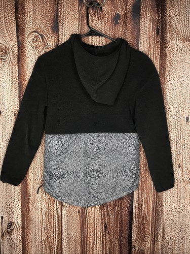 The NORTH FACE Hoodie RIIT Fleece Hooded Sweatshirt Girls Size Medium 10/12 - Picture 3 of 3