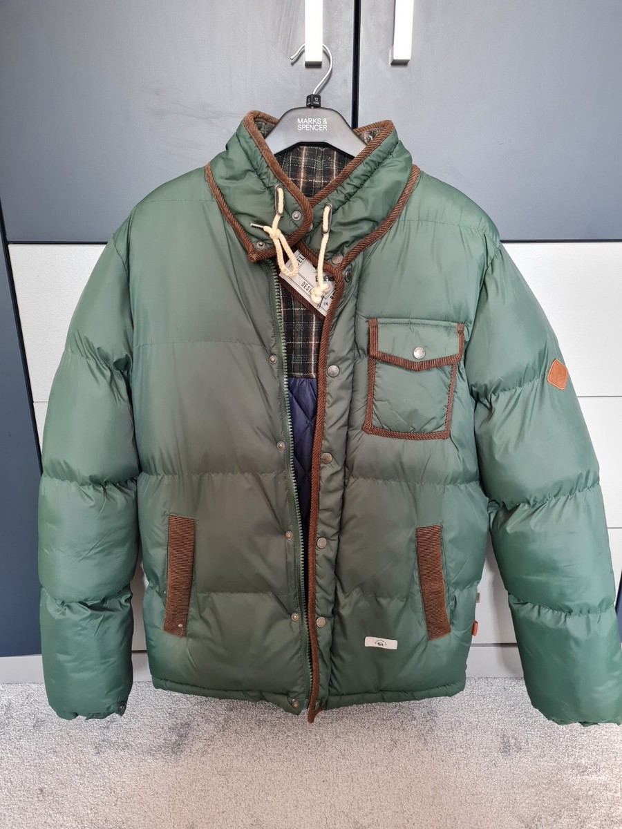 bellfield Green Puffer Jacket M UK