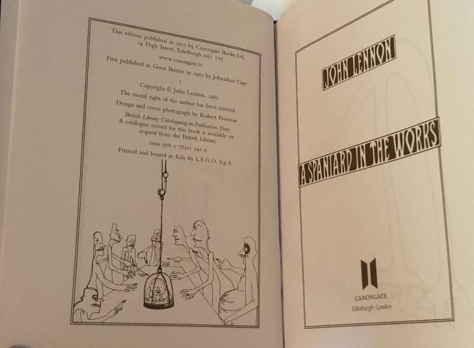 A Spaniard in the Works 50th Anniversary Edition Book By John Lennon