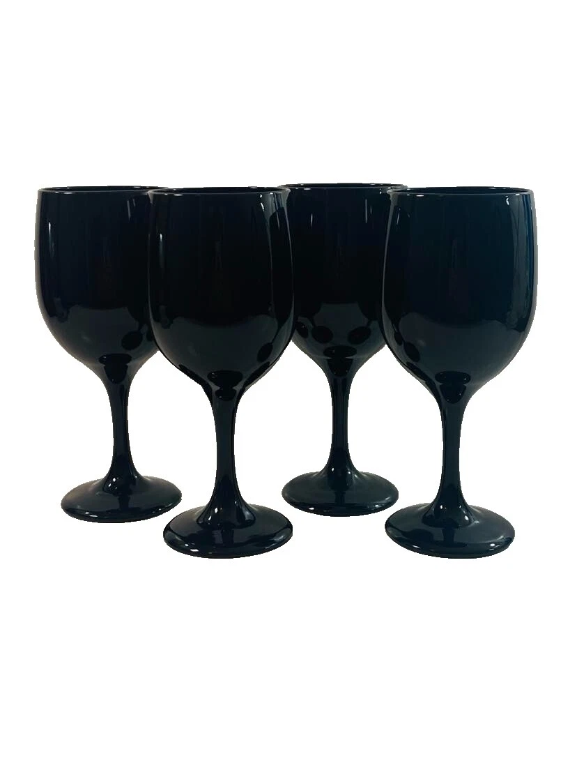 Cristalería de vidrio Libbey Negro y recipientes