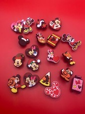 19ct Mickey  Minnie Disney Assorted Croc Shoe Charms FREE SHIPPING