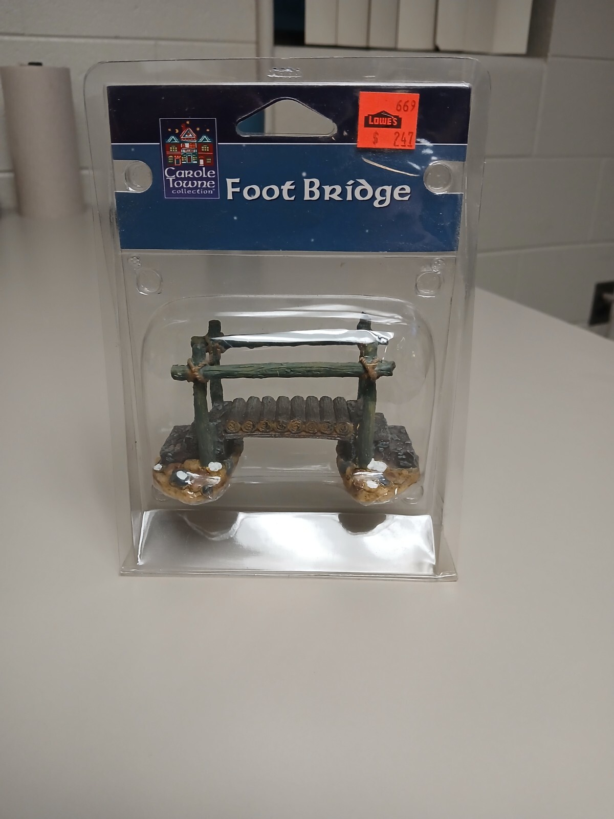 Lemax 2002 Retired Foot Bridge Carole Towne Collectible #24812  