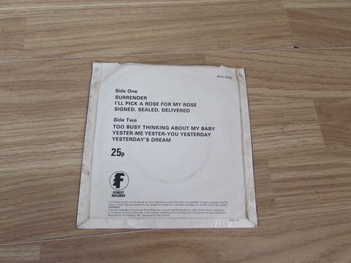 A TRIBUTE TO MOTOWN EP VINYL RECORD BY VARIOUS ARTISTS 6 TRACKS 1972 - Photo 2/4