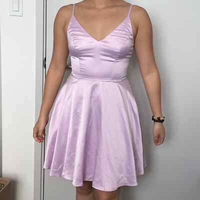 Lilac semi formal dress | eBay