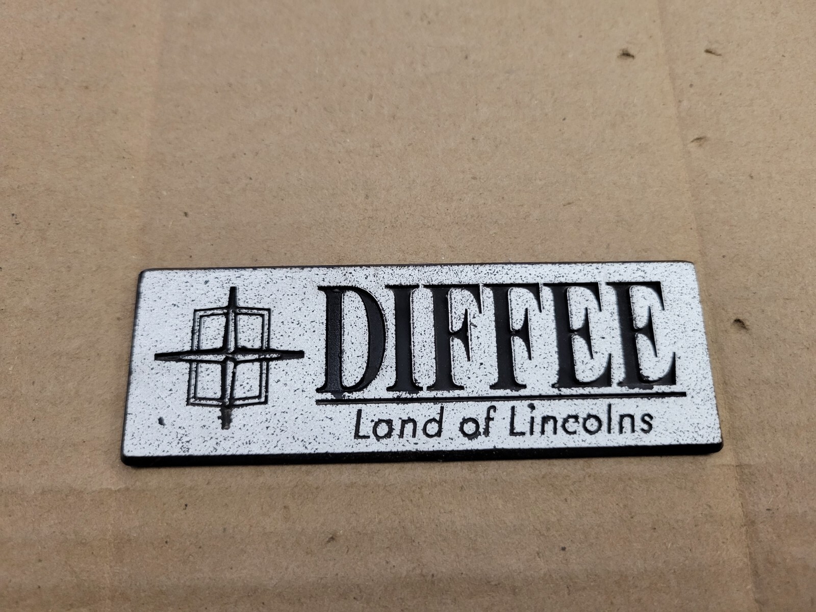 Diffee Lincoln El Reno Oklahoma Car Dealership Emblem Badge Logo ...