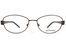 Bellissima Eyeglasses Frames BL625 COCOA Brown Cat Eye Full Wire Rim 53-16-135