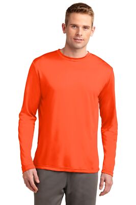 Sport-Tek ST350LS Mens Long Sleeve Dri-Fit Moisture Wicking Competitor T-Shirt
