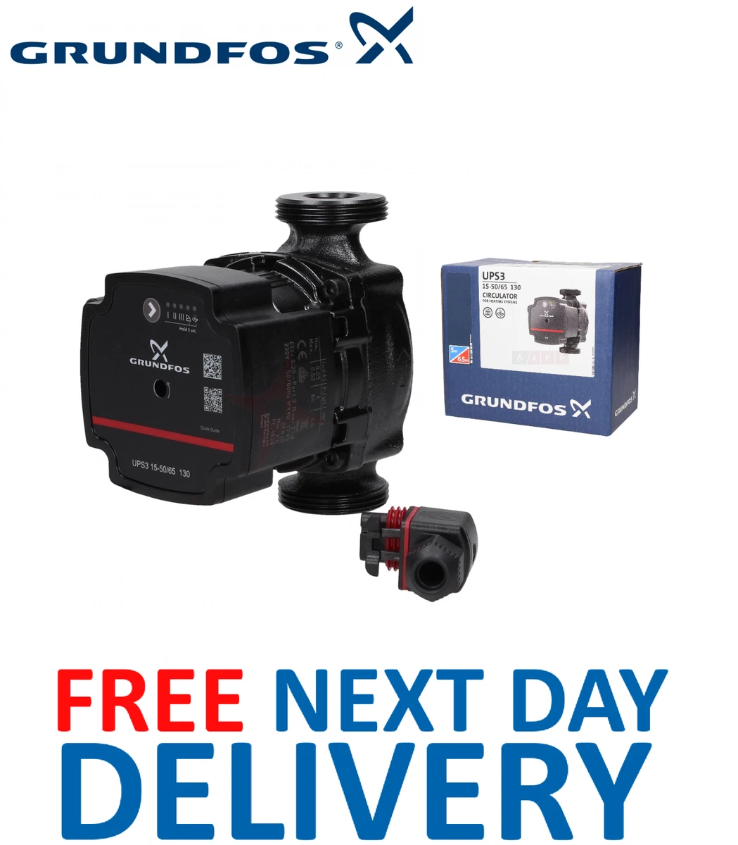 Grundfos UPS3 15-50/65 130 Domestic Heating Circulating Pump 99199622 NEW |  eBay
