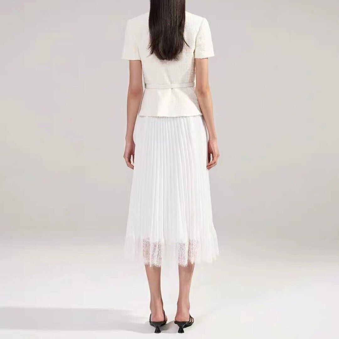 100% Auth Self-Portrait Tailored Midi Dress UK4,6,8,10,12 100% Auth Self-Portrait Tailored Midi Dress UK4,6,8,10,12