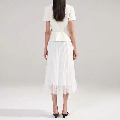 100% Auth Self-Portrait Tailored Midi Dress UK4,6,8,10,12 100% Auth Self-Portrait Tailored Midi Dress UK4,6,8,10,12
