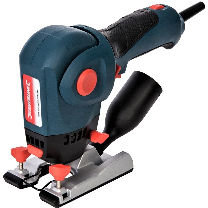 Outil electrique multifonction 3 en 1 Silverline pour recoins inaccessibles