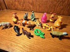 LOT of 15 YOWIE Animal Toys PVC Miniature Mini Figures BRAND NEW Mixed Set