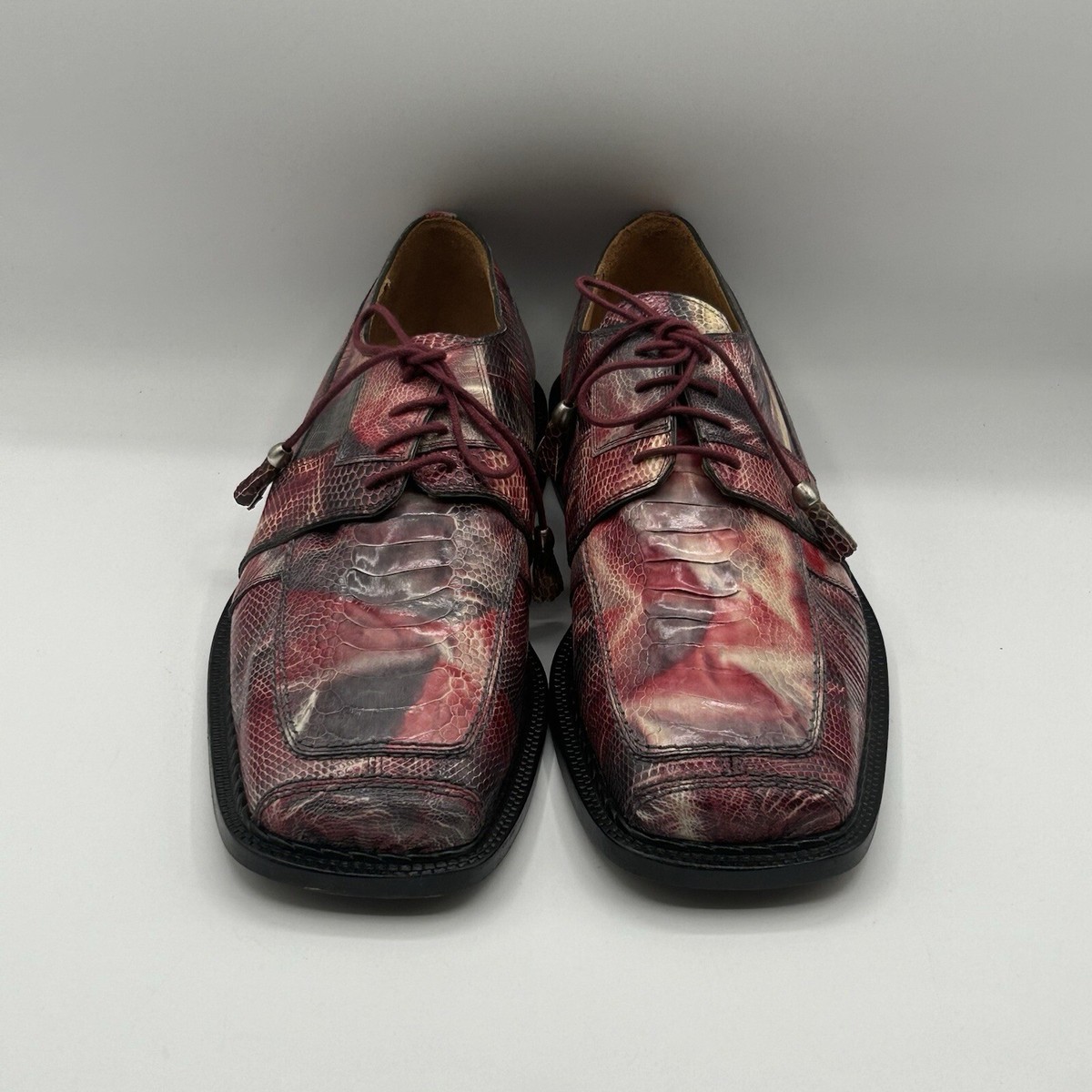 NEW SlickExotica Mens Ostrich & Lizard Leather Dress Shoes  display picture 3