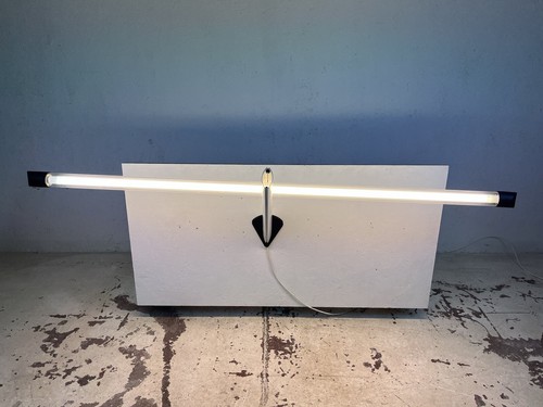 Große Neon Wandleuchte Skipper Bruno Gecchelin 80er Jahre Vintage Design - Bild 1 von 13