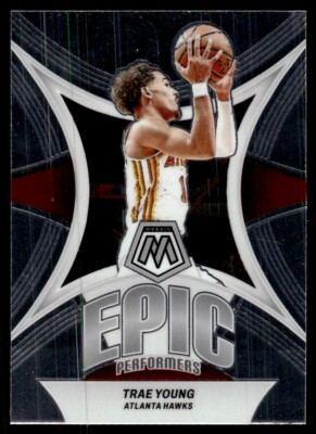 2023-24 Panini Mosaic Epic Performers Trae Young #6