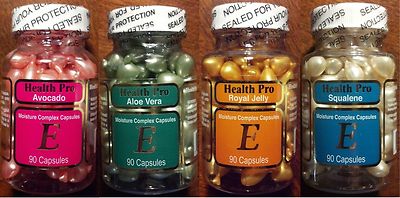  4 bottles Vitamin E Skin Oil  avocado/aloe vera/royal jelly/Squalene  Set of 4