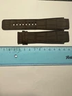 New Clerc Hydroscaph brown rubber/croco strap band bracelet
