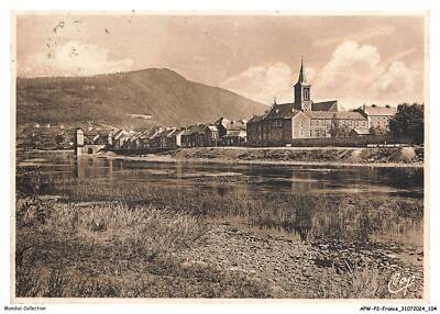APWP2-0114-08 - Vallée de la Meuse - REVIN - Le vieux port et le Mont Malgré
