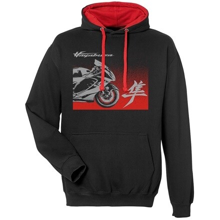 Suzuki Hayabusa Contrast Hoodies SML-3XL - Picture 1 of 2